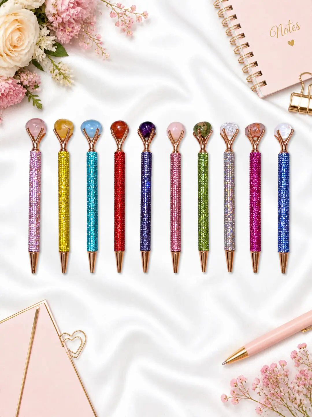 Healing Crystal Bling Pen