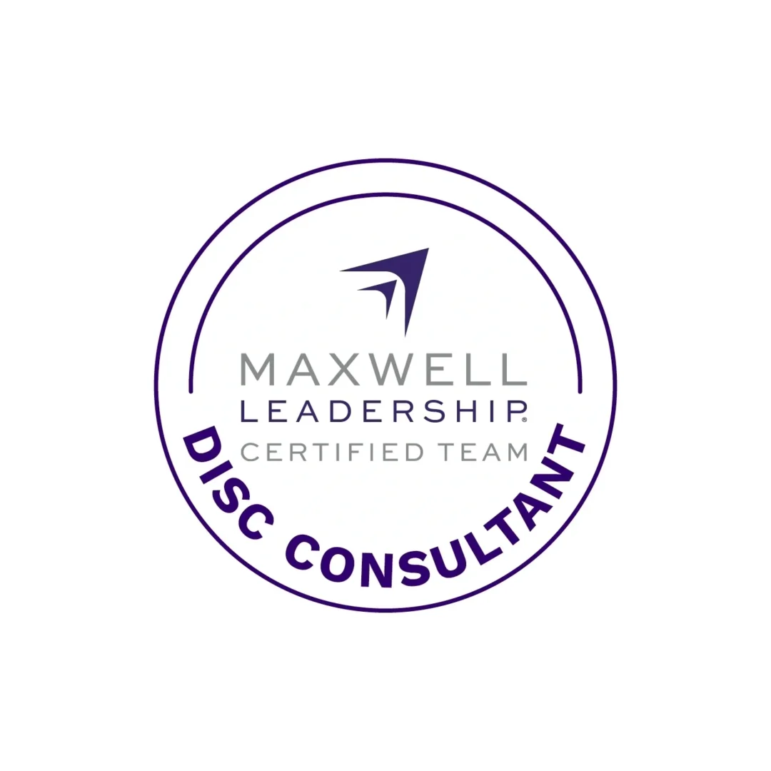 Maxwell Leadership DISC Consultant certification badge.